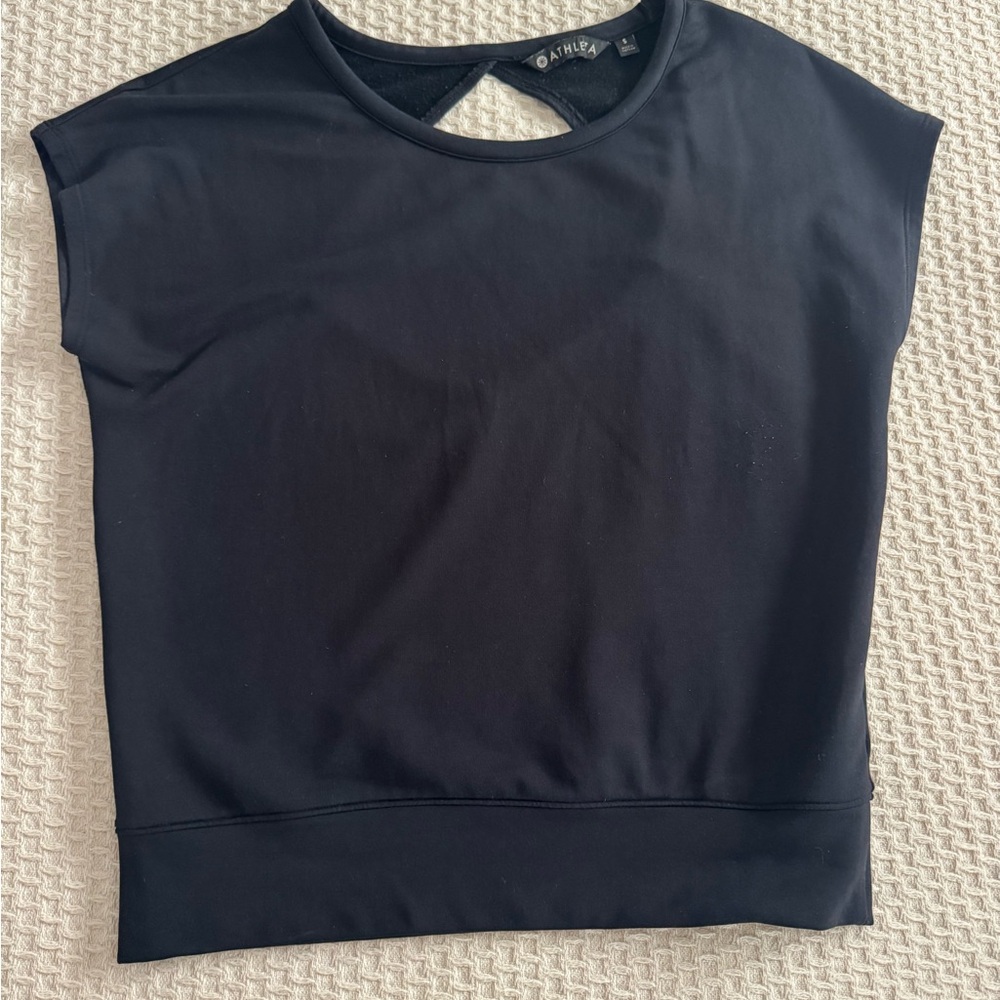 Athleta Black Crop Top